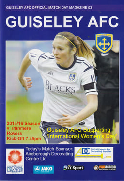 Guiseley v Tranmere Rovers Match Programme 2016-03-08